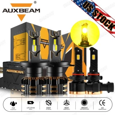 For Toyota Tacoma 2005-2011 CANBUS LED Headlight High Low 6500K+Fog Light 3500K - Image 1 of 4