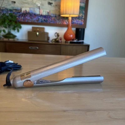 Rizador y plancha de pelo Tyme Iron Pro 2 en 1 usado una vez oro rosa calor rápido Foto 1 de 4