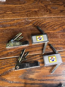 Lotto di 4 coltelli da tasca vintage PEPSI COLA - Foto 1 di 4