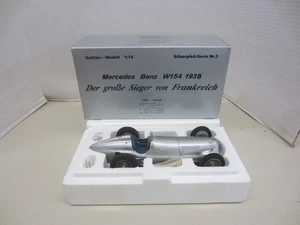 CMC 1938 MERCEDES BENZ W154 Silver M-025 4931 ganador de Francia - Imagen 1 de 9