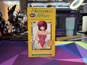 Homeroom Affairs Part 2 VHS I Was Born Reckless Japanese Style Anime W/ Reg Card - Picture 1 of 6