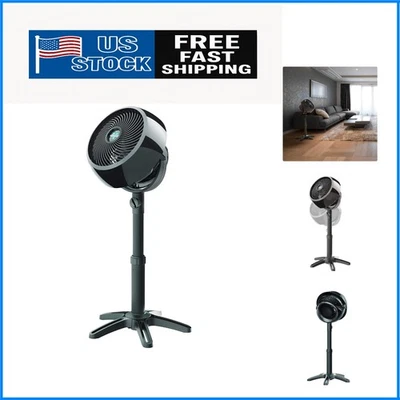 Sleek 7803 вентилятор циркулятора воздуха - регулируемая высота и энергосберегающий 3 скорости действия - Изображение 1 из 4