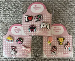 Target 3 Confezioni di Charms - 12 Charms Totali - Sport/Gioco/Cani - NUOVO - Foto 1 di 16