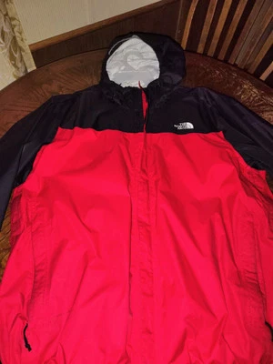 Jaqueta de chuva The North Face masculina média vermelha Hyvent com capuz zíper completo... tamanho 2XL - Imagem 1 de 2