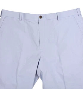 New Men's 40 Brooks Brothers Sky Blue Chino Clark 100% Cotton Trousers Pants - Bild 1 von 6