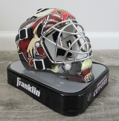 Phoenix Coyotes Franklin Mini Goalie Mask NHL Hockey Helmet Howler - Image 1 of 4