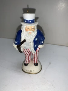 Babbo Natale attraverso i secoli 1863 decorazione natalizia patriottica - Foto 1 di 4