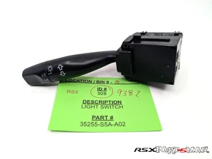 ACURA RSX Honda 35255-S5A-A02 LIGHT Switch Assembly, Lighting & Turn Signal - Picture 1 of 6