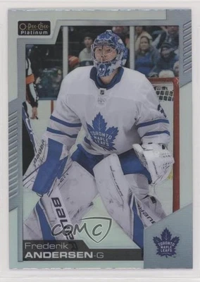 2020-21 O-Pee-Chee Platinum Rainbow Frederik Andersen #46 - Image 1 of 2