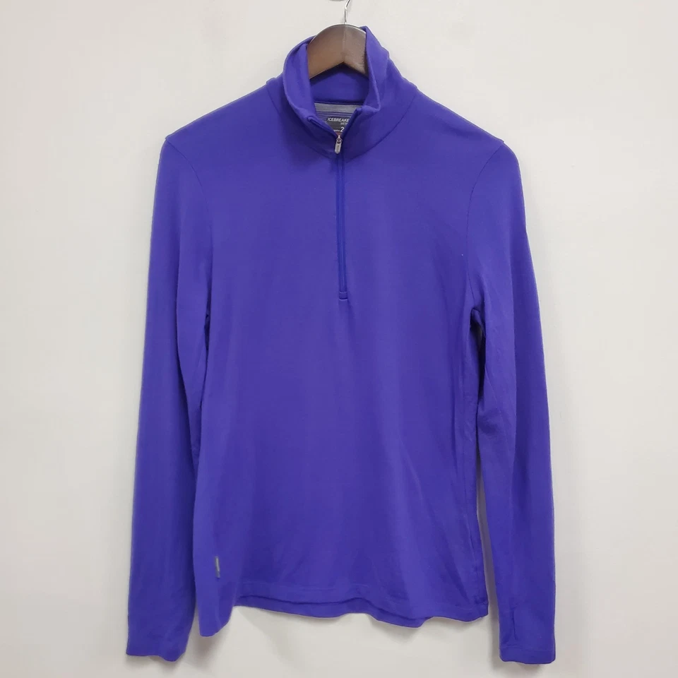 Женский пуловер Icebreaker 1/2 на молнии Bodyfit 260 шерсть мериноса размер L базовый слой - Изображение 1 из 4