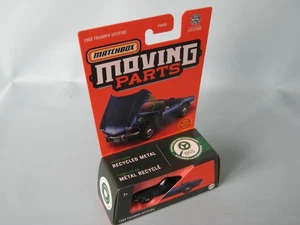 Matchbox 1969 Triumph Spitfire Dark Blue Body 70mm USA Moving Parts - Picture 1 of 2