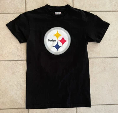 NFL Team Apparel - Pittsburgh Steelers - Troy Polamalu #43 Black T-Shirt Small - Image 1 of 4