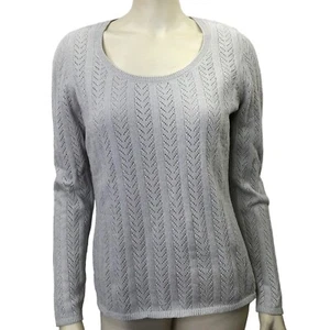 WHTE HOUSE BLACK MARKET SCOOP NECK CHENILLE SWEATER XL NWT - Picture 1 of 8