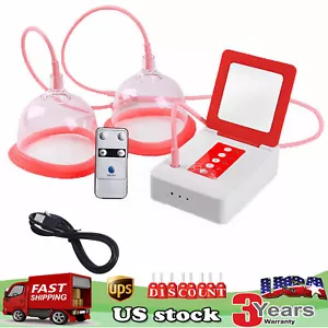 Electric Vacuum Breast Enlargement Therapy Machine Enhancement Pump B/C/D Cup - Picture 1 of 36