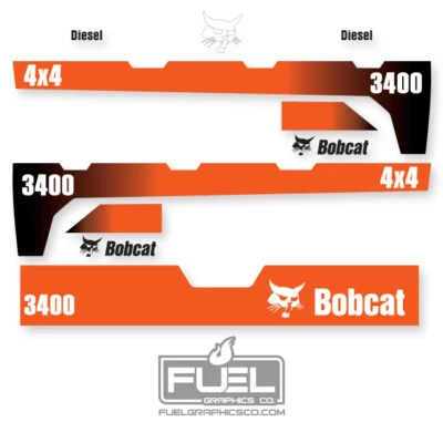 山猫 3400 多功能车全替换乙烯基贴花套装 2015 - 2019 年 UTV — 第 1/2 张图片