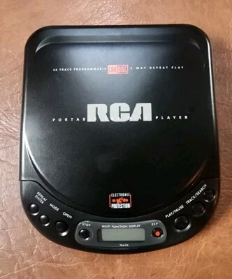 Классика! - Портативный автомобильный проигрыватель компакт-дисков RCA RP-7925A - протестирован и работает - Изображение 1 из 4