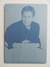 2021 LEAF Pop Century - EMILIO ESTEVEZ  1/1 - Printing plate card - color Cyan