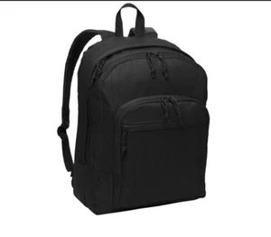 Port Authority Basic Backpack - Classic Black - Picture 1 of 11
