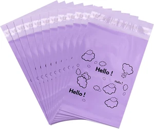 Sanitary Disposal Bags Pack of 200 Cute Purple Sanitary Pad Disposal 7X12Inches - Picture 1 of 12