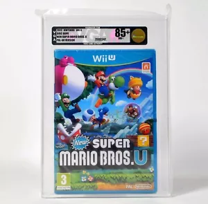 Nintendo Wii U, New Super Mario Bros. U VGA Gold 85+ NM+, UK PAL - Imagen 1 de 2