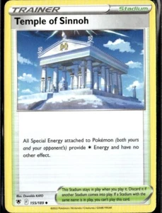 Temple of Sinnoh 155/189 Sword & Shield Astral Radiance Pokemon 2022 - Picture 1 of 2