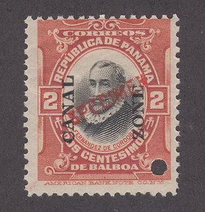 Canal Zone Sc 56S MNH. 1920 2c vermilion & black Cordoba w/ SPECIMEN ovpt, Fine - Picture 1 of 2