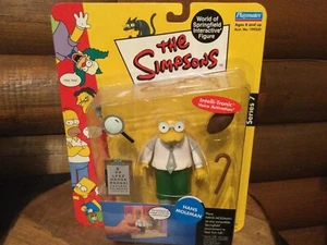 Playmates World of Simpsons Hans Moleman Interactive Figure Series 7 2001 NEW - Picture 1 of 2