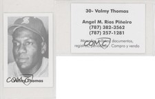 2007 Coleccionista de Toleteros Puerto Rico Baseball Heroes Valmy Thomas #30