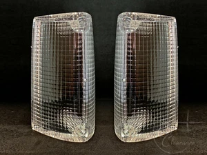 1972 Lincoln Mark IV Park Lamp (Turn Signal) Lens PAIR (D2LY13208A, D2LY13209A) - Picture 1 of 4