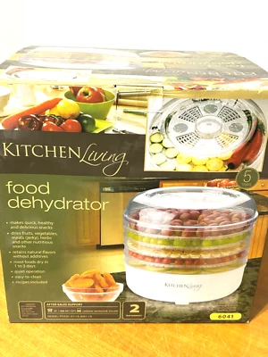 Deshidratador de alimentos cocina sala eléctrica 5 bandejas preservación cecina fruta seca Foto 1 de 4