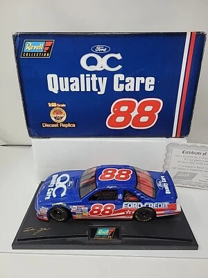 Revell Ford QC Quality Care Dale Jarrett #88 1997 Ford T-Bird Die Cast 1:18 NIB - Image 1 of 4