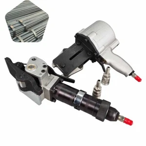 Steel Belt Baler Binding Machine Pneumatic Bundling Strapping Tools Packer - Picture 1 of 19