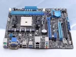 ASUS F1A75-M LE Motherboard AMD A75 Socket FM1 DDR3 USB 3.1 SATA 6Gb/s DVI VGA - Picture 1 of 4