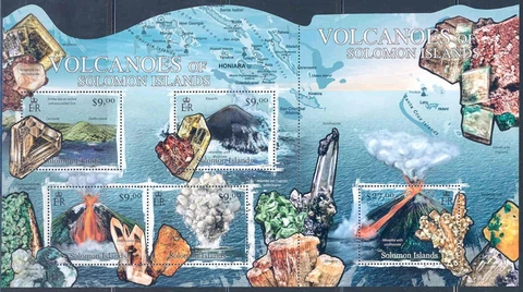 2012 Solomon Islands , Volcanoes Minerals Nature  ,  Unusual Cover