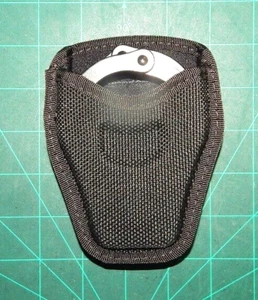 Bianchi 7334 LH Accumold Belt Pouch Case for 1 Pair Standard Chain Handcuffs - Picture 1 of 11