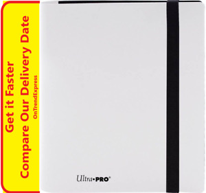 Ultra Pro Eclipse Binder Album 20 x 4 Pocket Pages Holds 160 Trading Cards WHITE