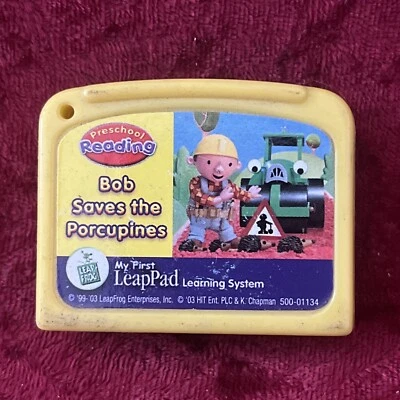 My First LeapPad - Bob Saves The Porcupines (Preschool Reading) Cartridge Only!  - Image 1 of 2