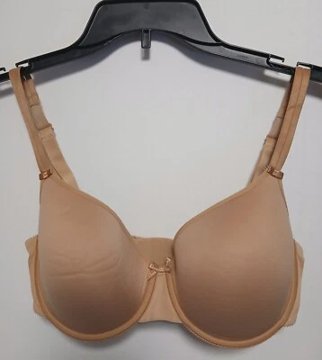 CAMISETA CHANTELLE BÁSICA INVISIBLE ESPUMA VISCOELÁSTICA SUJETADOR CON AROS 32DDD EE. UU. / 32E Reino Unido Foto 1 de 2