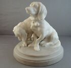 Rare 18th Century Nymphenburg Fine German Porcelain Dog Figure of Setters