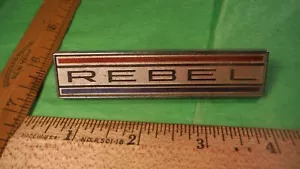 BV14 AMC Rebel Dash Glove Box Emblem Vintage 1969-70 #3616417 AMC REBEL SST - Picture 1 of 3