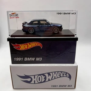 Hot Wheels RLC Exclusive 1991 BMW M3 (GXJ17) – Spectraflame Blue 16072/30000 - Picture 1 of 4