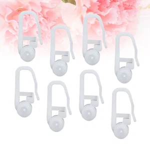 50 Piezas Clips de Anillo para Colgar Cortina con Anillos Ganchos de Plástico Cama Especial - Imagen 1 de 12