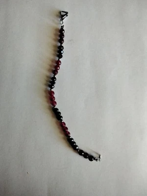 Genuine Ruby and Black Spinel Bracelet - Image 1 of 3