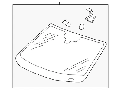 Parabrisas original Volkswagen 5NN-845-011-CD-NVB Foto 1 de 2