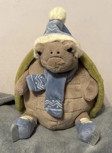 Jellycat Timmy Turtle 'Ice Skating' 2025 Holliday Christmas HTF AUTHENTIC‼️ BNWT - Picture 1 of 10
