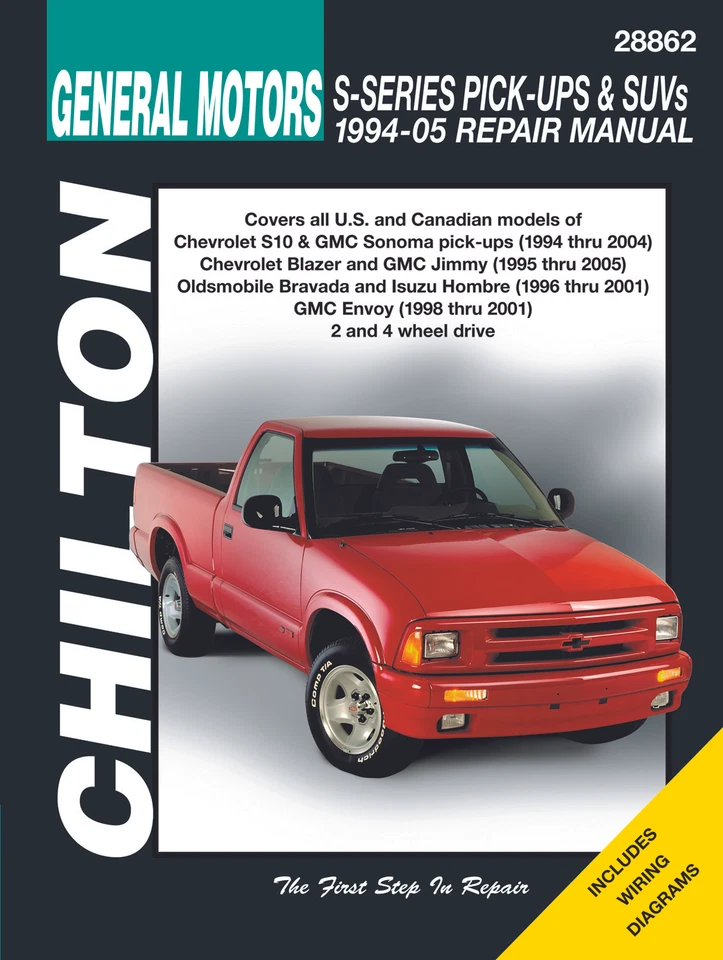 Chevrolet S10 GMC Sonoma Blazer Jimmy Oldsmobile Bravada Isuzu GMC Chilton Foto 1 de 1