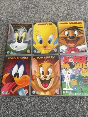 6x Dvd Bundle Classic Collection cartoons . tom & jerry tweety speedy gonzales + - Image 1 of 2