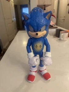 Sonic the Hedgehog 3 - Ultimate Talking Sonic 14" große Figur, Lichter, Jakks 2024 - Bild 1 von 7
