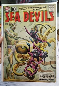 Sea Devils #1 DC Comics 1961 sehr guter Zustand + Schlüsselausgabe - Bild 1 von 11