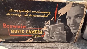 Vintage Kodak Brownie Full Color 8mm Movie Camera in Original Box No 82 Untested - Picture 1 of 14